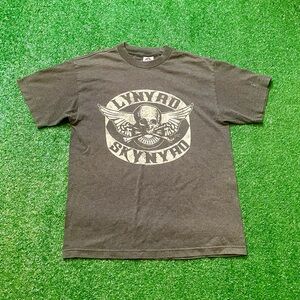 Vintage Lynyrd Skynyrd Skull Wings Tee | Y2K Band Shirt | Size M
